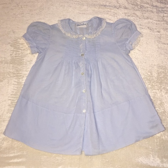 Fellman Bro’s Hand Made Sz 0-3 mos cotton dress - Picture 1 of 8
